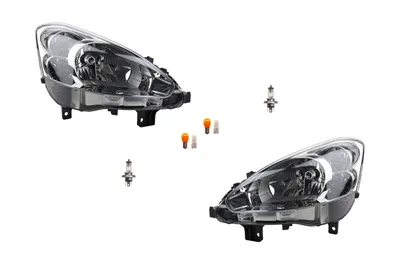Imagen del producto de Focos halógenos para Peugeot Partner 7, modelo 2012-2015, juego de bombillas Li. Re