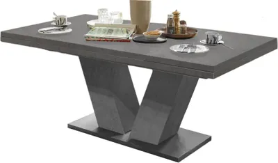 Produktbild von Esstisch ausziehbar Elena 160x90x76 Graphit 13992-160