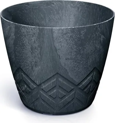 Immagine prodotto di Vaso da fiori ARECA in cemento antracite 19,8 cm