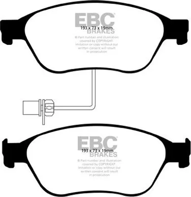 Zdjęcie produktu dla EBC Brakes Klocki hamulcowe przednie DP41535R