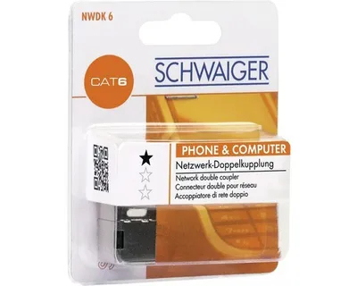 Produktbild von Schwaiger 2 x RJ45, RJ45, RJ45, Silber