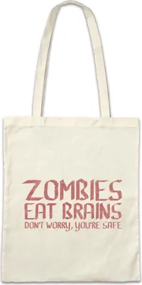 Produktbild von Urban Backwoods Zombies Eat Brains, Stofftasche, Farbe: Beige