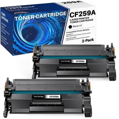 Produktbild von Tonerkartuschen – 2 Stück, Schwarz, CF259A, kompatibel mit HP LaserJet Pro