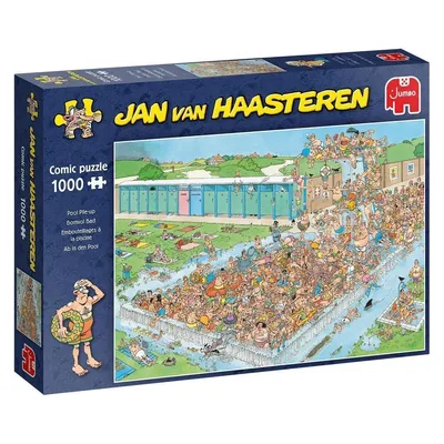 Produktbild von Jan van Haasteren - Ab in den Pool - 1000 Teile, 1000 Stück(e), Cartoons, 12 Jahr(e)
