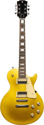 Immagine prodotto di Stagg SEL-STD GOLD Standard Series, chitarra elettrica con mogano massiccio...