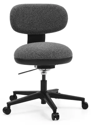 Produktbild von hjh OFFICE Home Office Bürostuhl SITMOTION B Schreibtischstuhl ohne Armlehnen Stoff Drehstuhl