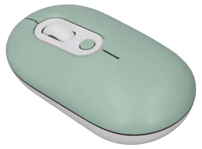 Obrázek produktu pro Bezdrátová myš Bluetooth 2,4 GHz, přenosná myš s podsvícením a přijímačem, 500 mAh, tiché klikání, 800/1200/1600 DPI, pro notebooky a stolní počítače, zelená