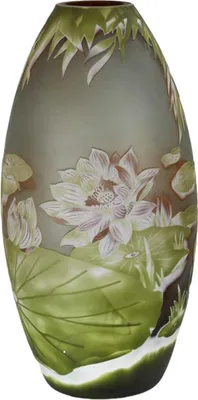 Produktbild von Vase Kameeglas 'Seerosenteich'
