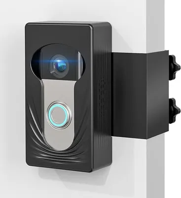 Produktbild von Türklingelhalterung für Ring/Blink/Eufy kabellose Video-Türklingel, kompatibel Ring Doorbell 4/3/2/1, kein Bohren, Anti-Diebstahl-Türklingel-Halterung