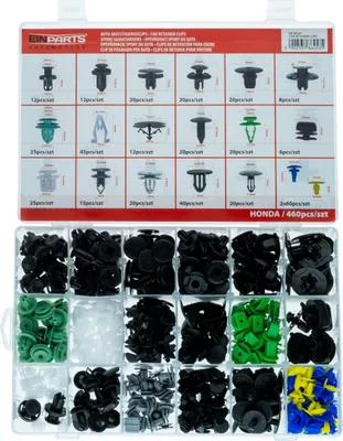 Immagine prodotto di Perni e clip speciali per Honda, set da 460 pezzi