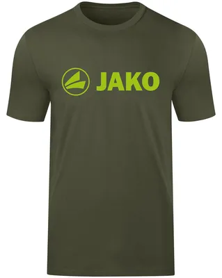Produktbild von Jako Promo T-Shirt Kinder - Khaki / Neongrün