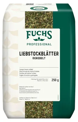 Zdjęcie produktu dla Fuchs Professional lubczyk liście nacierane pikantne opakowanie 250g