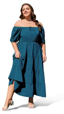 Imagen del producto de Vestido maxi para mujer, corte holgado, con cuello en V y bolsillos. Disponible en varios colores