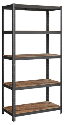 Produktbild von Schweres Metallregal – rostbeständig – verstellbare Einlegeböden – 50 x 100 x 200 cm