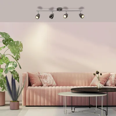 Produktbild von Brilliant Milano, GU10, IP20, schwenkbar, chrom