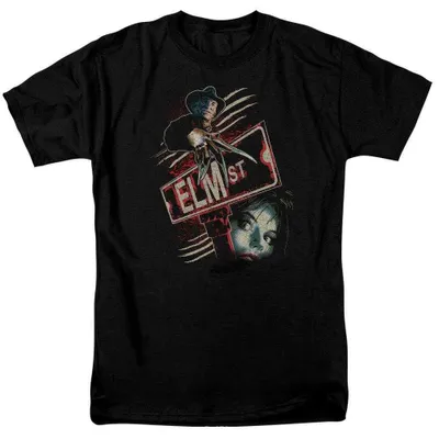 Produktbild von A Nightmare On Elm Street - T-Shirt für Herren/Damen Uni TV38838 (L) (Schwarz)