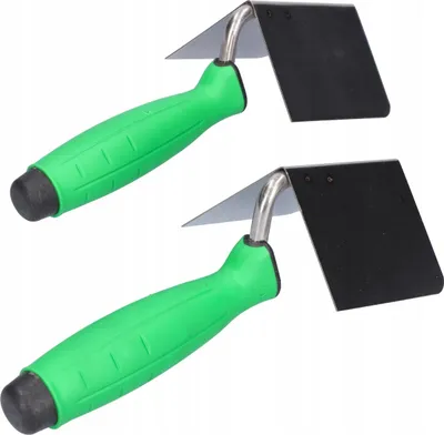 Produktbild von Eckenkelle 80*60 innen Edelstahl, Gummigriff
