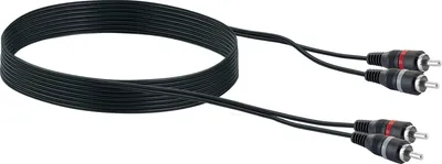 Produktbild von Schwaiger CIK5450, 2 x RCA, Männlich, 2 x RCA, Männlich, 5 m, Schwarz