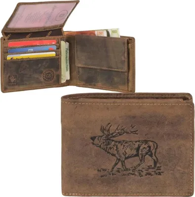Immagine prodotto di Portafoglio Greenburry Vintage Stag in pelle 12 cm
