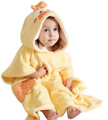 Productafbeelding van Kinderbadcape mit weichem Edding und Schattigem Entwurf