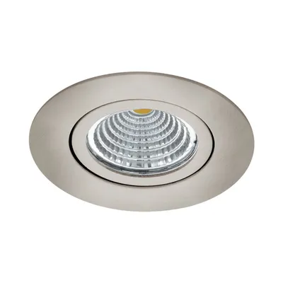 Image de EGLO Saliceto, spot encastré, 1 ampoule(s), LED, 500 lm, 220-240 V, nickel