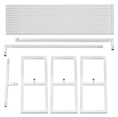 Produktbild von Trouwboog Standard – Silber – 6 x 3 Meter – Verzinktes Eisen