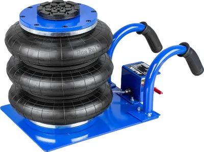 Produktbild von Pneumatischer Wagenheber 3,5T DOPPELHANDGRIFF Air Jack 3 Ringe Pneumatic Druck Luft LKW PKW Maximale Hubhöhe ist 40 cm Druckluftwagenheber
