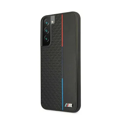 Obrázok produktu pre Etui BMW BMHCS22MTRTBK S22+ S906 čierny/čierny pevný kufor M Collection Triangles | BMW