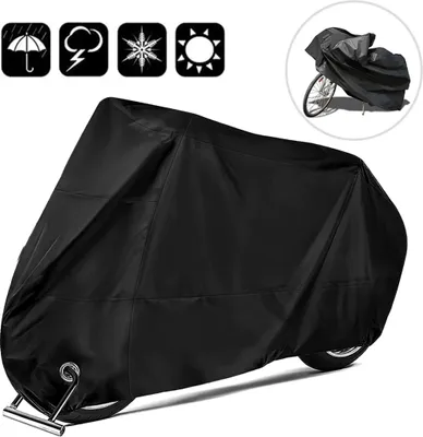 Produktbild von 220*95*110 cm Fahrradabdeckung (Universal) 210T Wasserdicht Abdeckplane Schutzhülle für Fahrrad Mountainbike Rennrad Bike