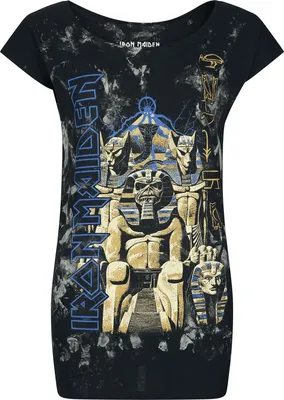 Produktbild von Iron Maiden T-Shirt Damen Powerslave charcoal XXL