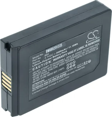 Produktbild von vhbw Akku kompatibel mit Vectron Mobilepro 3 Barcodescanner POS (3000 mAh, 3,7 V, Li-Polymer)