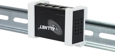 Imagen del producto de Shelly - Riel DIN - "Pro Distributor Switch 4" - 4 conexiones Pro - 1 entrada LAN - Sin ventilador - de ALLNET