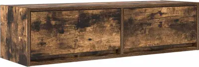 Zdjęcie produktu dla vidaXL Szafka pod TV dąb wędzony 100 x 31 x 25,5 cm materiał drewnopochodny
