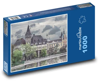 Zdjęcie produktu dla Puzzle 1000 Budapeszt - Zamek Vajdahunyad - martinpuzzle
