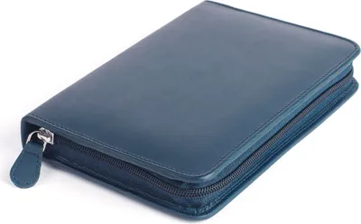 Produktbild von Hausapotheke Globuli Leder (ohne Gläser) | RFID | 16-560 Schlaufen| OMEO® 60er blau