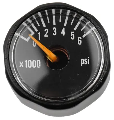 Obrázok produktu pre 1/8NPT presný ventil Mini manometer Mikromanometer na meranie oxidu uhličitého (6000 PSI)