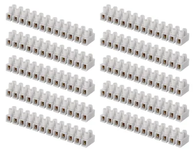 Lüsterklemme 12x4,0 mm weiss