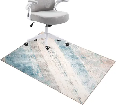 Immagine prodotto di Tappetino protettivo per pavimenti duri, dimensioni 90x120 cm, antiscivolo, ideale per ufficio e gaming