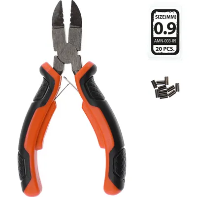 Obrázek produktu pro MIKADO kleště na krimpovací objímky kleště na krimpovací objímky s objímkami Ø0,6 mm - Ø0,7 mm - Ø0,9 mm