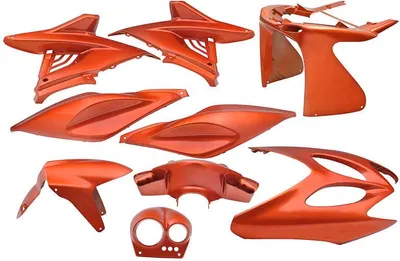 Image de Kit de plaque de bord Aerox jusqu'à l'année de construction. 2014 9 pièces orange métallisé
