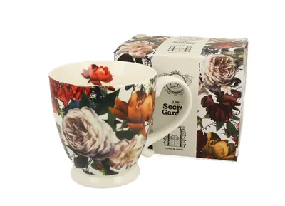 Produktbild von Jumbo Tasse - White Roses, ca. 480 ml