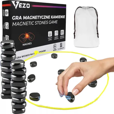 Obrázok produktu pre Magnetické kamene strategická hra magnetická hra 20 ks VEZO pre deti aj dospelých