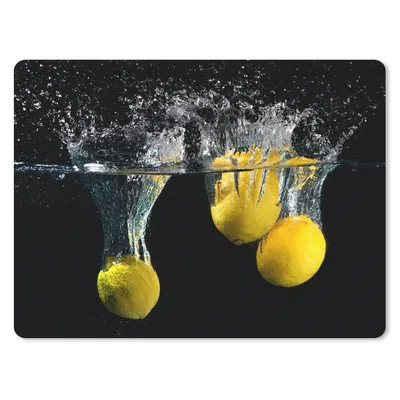 Produktbild von MuchoWow® Mauspad Mousepad Zitrone - Frucht - Stilleben - Wasser - Gelb 23x19 cm - Mousepads - Maus Mat - Pad - Mausunterlage - Schreibtischunterlage - Mauspad