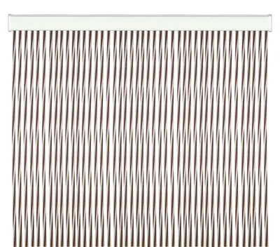 Immagine prodotto di Tenda per porte in PVC antirumore antimosche Twist - 125x240 cm. Brown