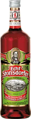 A bottle of Echt Stonsdorfer liqueur.