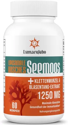 Obrázok produktu pre Výživový doplnok Lumareje Liposomale Irisches Seemoos, 60 kapsúl