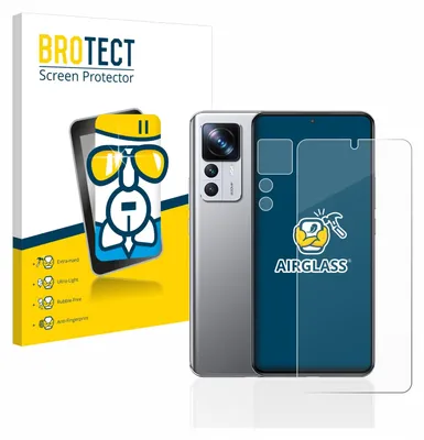 A product shot showing the packaging and the screen protector with a smartphone.