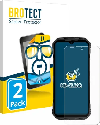 Produktbild von 2x Für Doogee V30T Schutzfolie BROTECT Displayschutz Display Schutz Folie Klar Transparent