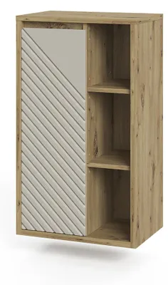 Immagine prodotto di mobiletto bagno Vicco Viola Rovere artigianale/Cachemire 50 x 86 cm, Model 60734