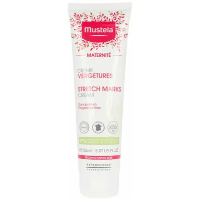 Produktbild von Mustela Stretch Marks Cream, Creme, Unisex, Feuchtigkeitsspendend, Beruhigend, Jeder Hauttyp, 150 ml, Tube